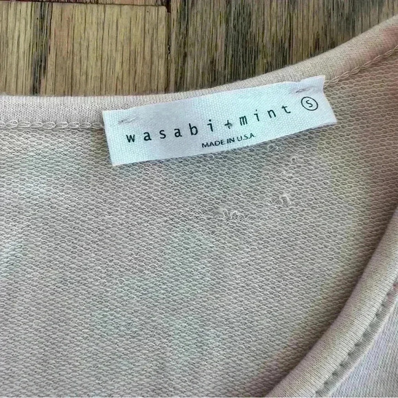 Wasabi + Mint Women’s Light Pink Short Romper Size Small - Picture 9 of 10